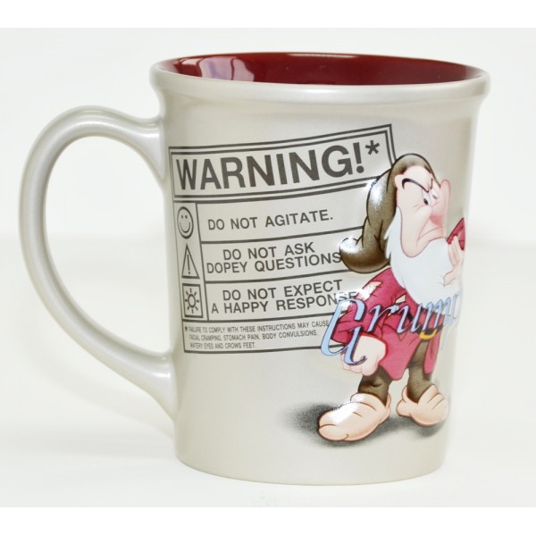 Disney Grumpy 3D - Warning coffee mug