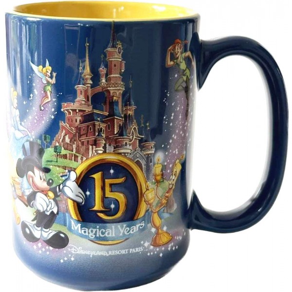 Disneyland 15 Magical years Resort Paris Coffee Mug, rare
