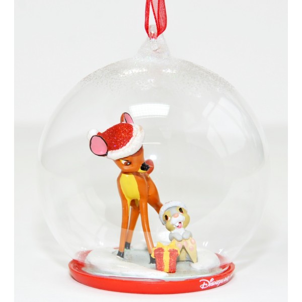 Bambi and Thumper Christmas bauble Ornament, Disneyland Paris