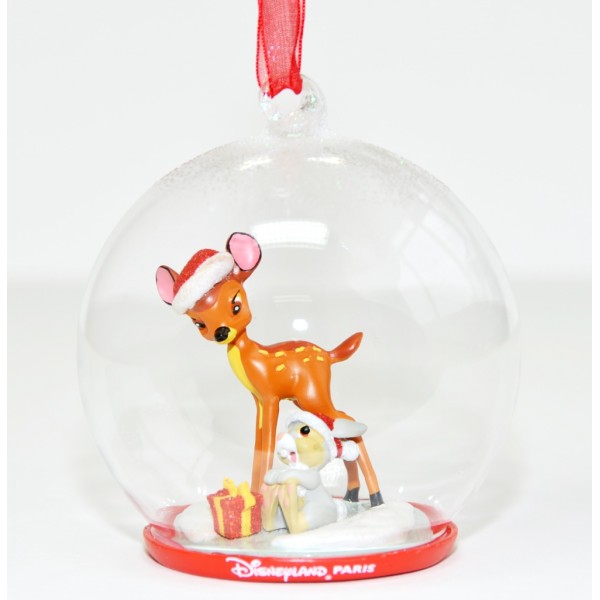 Bambi and Thumper Christmas bauble Ornament, Disneyland Paris