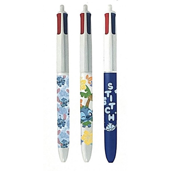 Disneyland Paris Stitch Multicolour Pen (4 colours), box of 3 Disneyland Paris Stitch Multicolour Pen (4 colours), box of 3