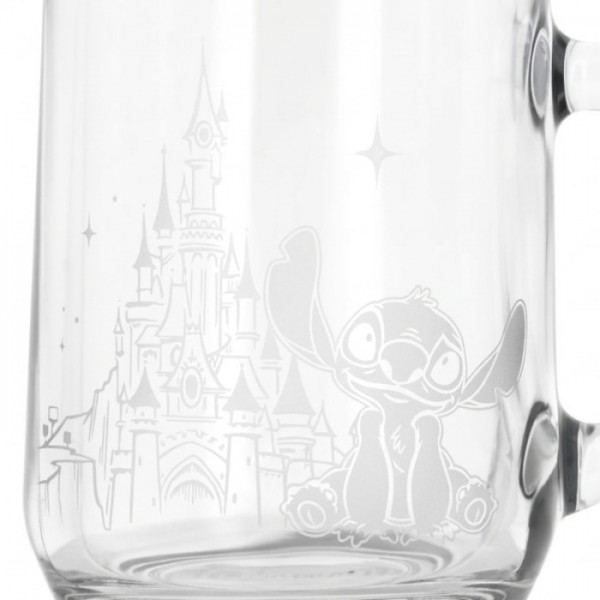 Disney Stitch glass mug, by Arribas Disneyland Paris Disney Stitch glass mug, by Arribas Disneyland Paris