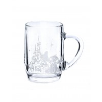 Disneyland Paris Stitch glass mug, by Arribas and Disneyland 