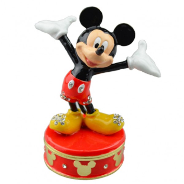 Mickey trinket box with Swarovski Crystals, by Arribas Disneyland Paris