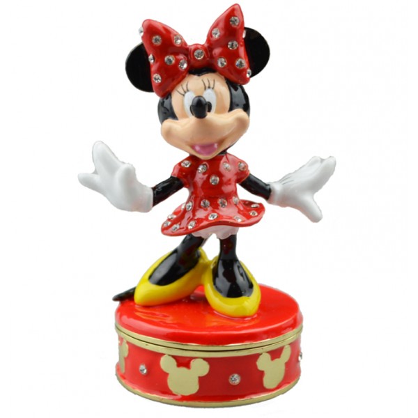 Minnie trinket box with Swarovski Crystals, by Arribas Disneyland Paris