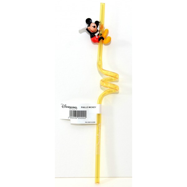 Mickey Mouse Curly Straw