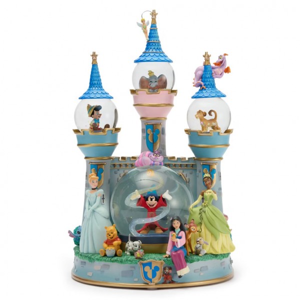Disney Sorcerer Mickey Mouse Fantasyland Castle Light-Up and Sound Snow Globe Disney Sorcerer Mickey Mouse Fantasyland Castle Light-Up and Sound Snow Globe