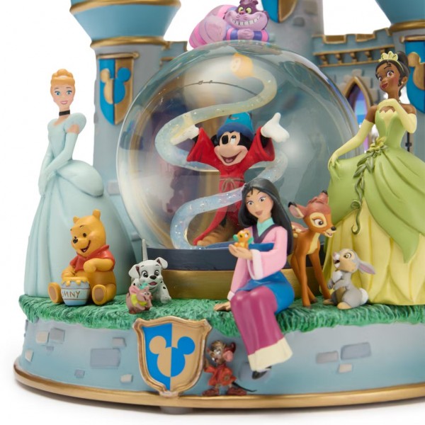 Disney Sorcerer Mickey Mouse Fantasyland Castle Light-Up and Sound Snow Globe Disney Sorcerer Mickey Mouse Fantasyland Castle Light-Up and Sound Snow Globe