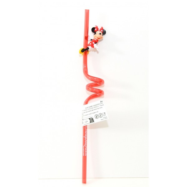 Minnie Mouse Curly Straw