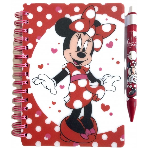 Minnie Mouse notebook and Pen, Disneyland Paris