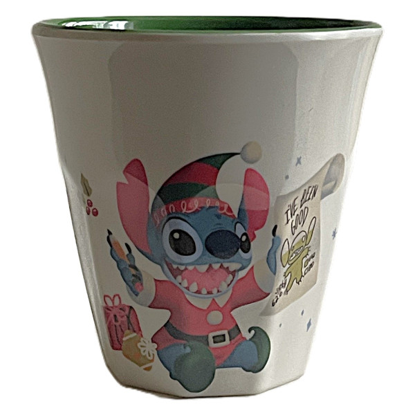 Disneyland Paris Stitch Christmas Plastic Cup Disneyland Paris Stitch Christmas Plastic Cup