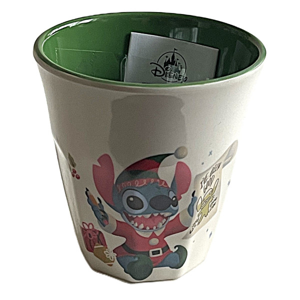 Disneyland Paris Stitch Christmas Plastic Cup Disneyland Paris Stitch Christmas Plastic Cup