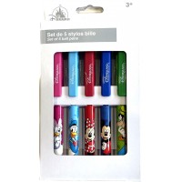 Disney Collectable Characters ballpoint pens, Set of 5 Disneyland Paris
