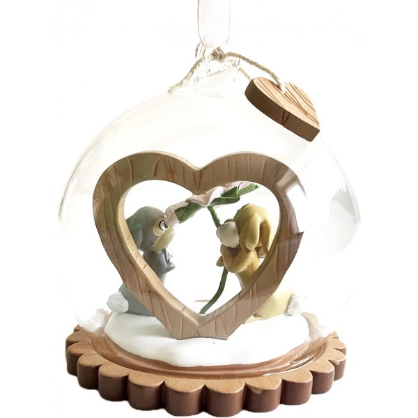 Disneyland Paris Thumper and Miss Bunny Christmas Dome Ornament Disneyland Paris Thumper and Miss Bunny Christmas Dome Ornament