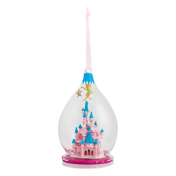 Disneyland Paris Sleeping Beauty Castle Glass Bauble