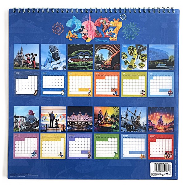 Disneyland Paris Wall Calendar 2027 exclusive Disneyland Paris Wall Calendar 2027 exclusive