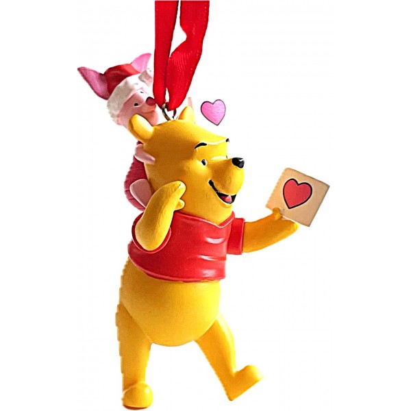 Disneyland Paris Winnie and Piglet Christmas dangler Ornament