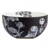 Mr.Jack Skellington and Sally Black and White Bowl