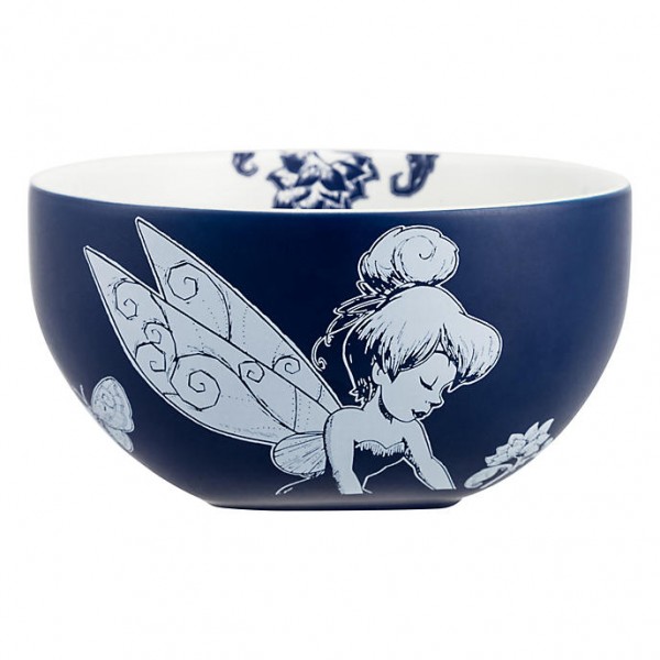 Tinker Bell Blue and White Bowl