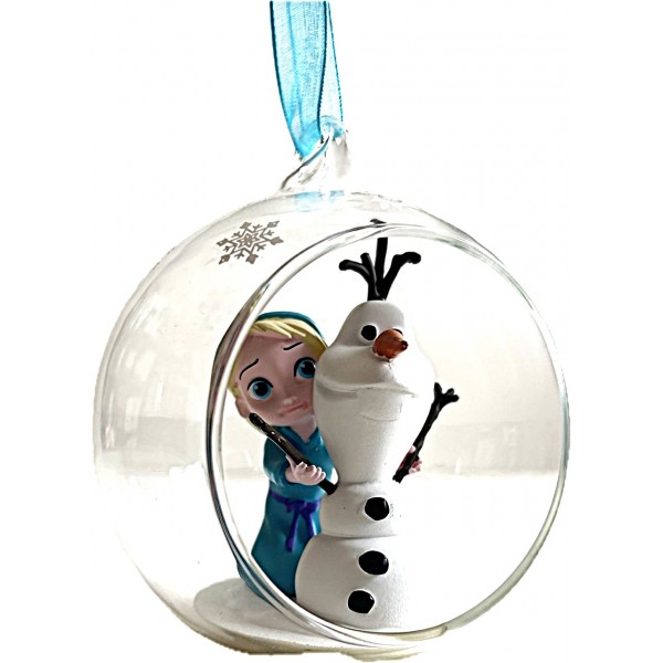 Elsa and Olaf Christmas Open Bauble Ornament, Disneyland Paris Elsa and Olaf Christmas Open Bauble Ornament, Disneyland Paris