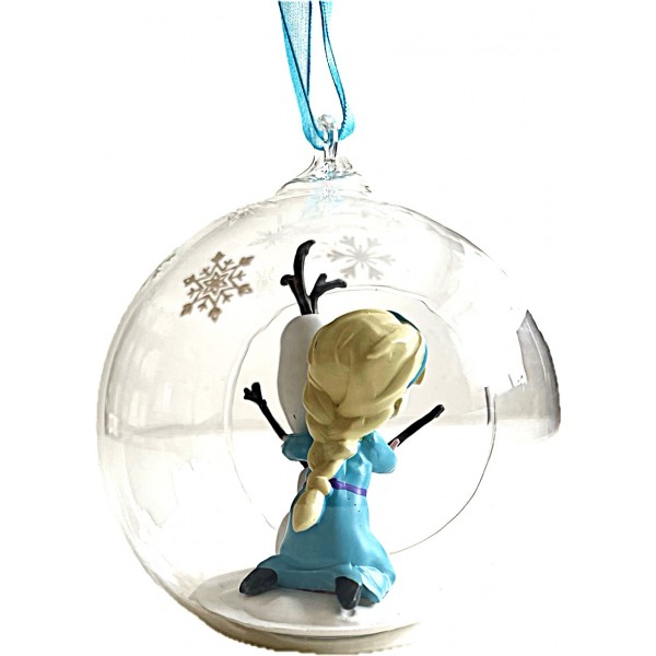 Elsa and Olaf Christmas Open Bauble Ornament, Disneyland Paris Elsa and Olaf Christmas Open Bauble Ornament, Disneyland Paris