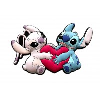 Disneyland Paris Stitch & Angel Love fridge magnet