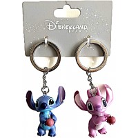 Stitch and Angel Keyring set, Disneyland Paris