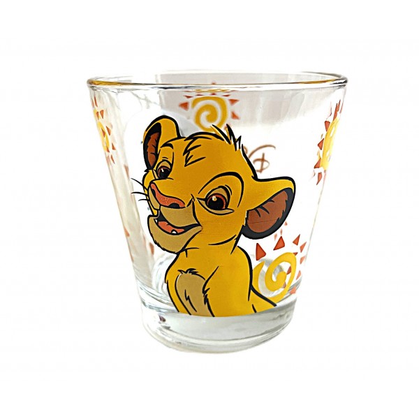 Simba Portrait Character Drinking Glass, Disneyland Paris
