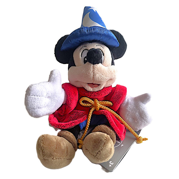 Disneyland Paris Mickey Fantasia Plush Shoulder Sitter Soft Toy Disneyland Paris Mickey Fantasia Plush Shoulder Sitter Soft Toy