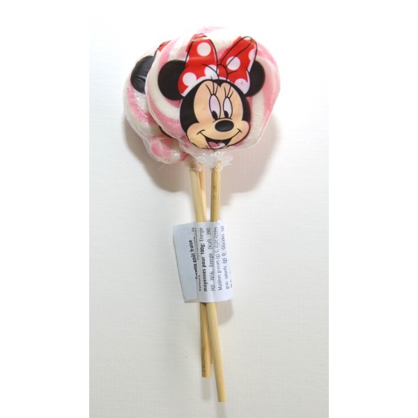 Disneyland Paris Minnie Mouse Lollipops set of 3