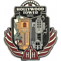 Disneyland Paris Hollywood Tower Hotel Metal fridge Magnet souvenir