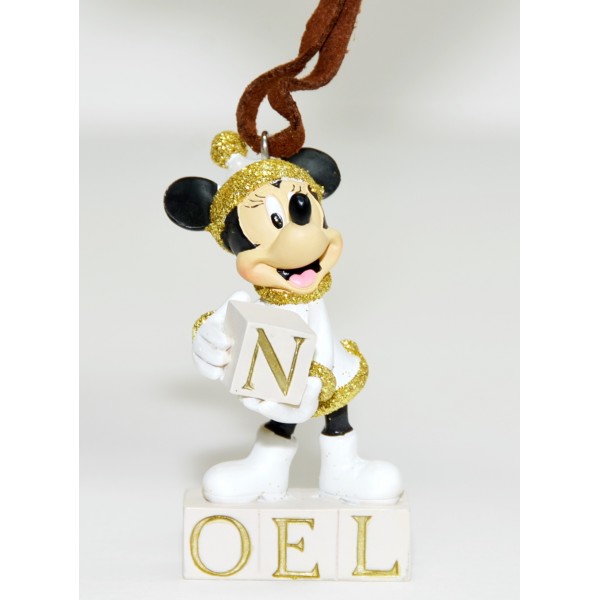 Disneyland Paris Minnie Mouse Noel Christmas Dangle Decoration