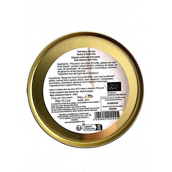 Disneyland Paris Hotel Exclusive Tea, White tea flavors and organic fruits Disneyland Paris Hotel Exclusive Tea, White tea flavors and organic fruits