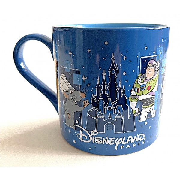 Mickey Fantasia and Characters Mug with Letter A, Disneyland Paris Mickey Fantasia and Characters Mug with Letter A, Disneyland Paris