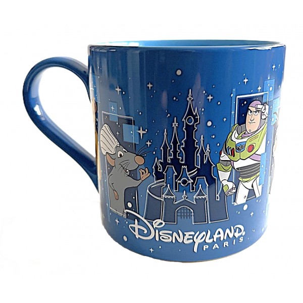 Mickey Fantasia and Characters Mug with Letter D, Disneyland Paris Mickey Fantasia and Characters Mug with Letter D, Disneyland Paris