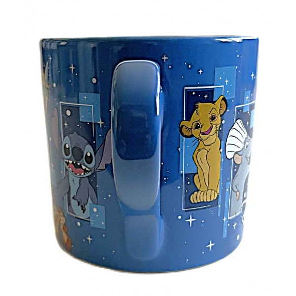 Mickey Fantasia and Characters Mug with Letter D, Disneyland Paris Mickey Fantasia and Characters Mug with Letter D, Disneyland Paris