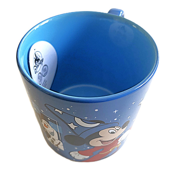 Mickey Fantasia and Characters Mug with Letter E, Disneyland Paris Mickey Fantasia and Characters Mug with Letter E, Disneyland Paris