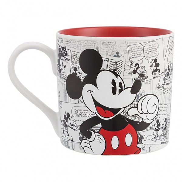 Mickey Mouse Comic-Style Print Mug with Letter S Mickey Mouse Comic-Style Print Mug with Letter S