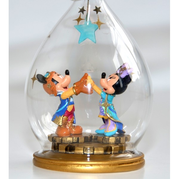 Mickey and Minnie Limited Edition Christmas Bauble, Disneyland Paris 25th Anniversary Mickey and Minnie Limited Edition Christmas Bauble, Disneyland Paris 25th Anniversary