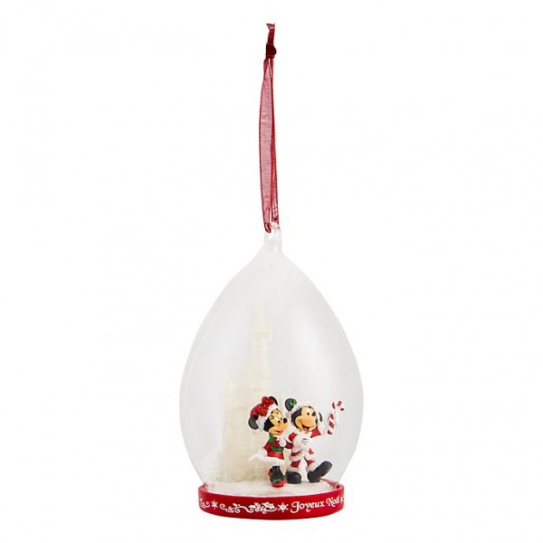Mickey and Minnie Bauble Light-up Christmas Tree Ornament