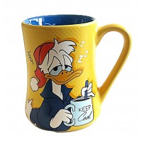 Donald Mornings Espresso Small Cup, H7cm (2.7 inch) Disneyland Paris