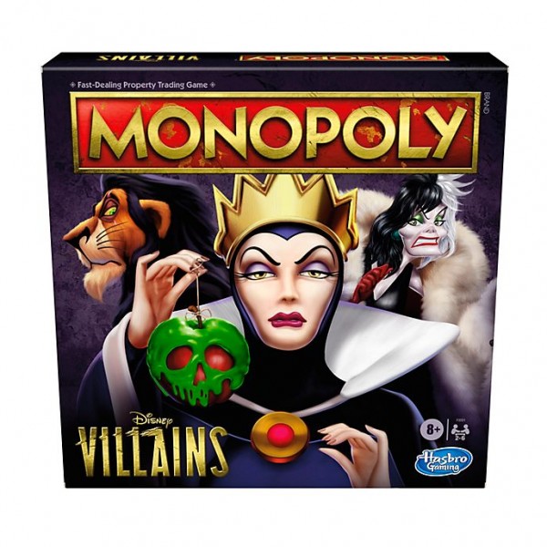 Villains Monopoly - Hasbro, Disneyland Paris