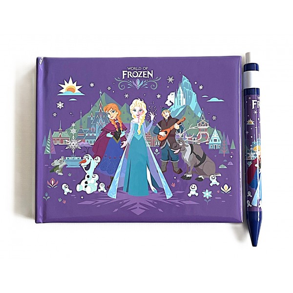 Disneyland Paris World of Frozen Autograph Book and Pen