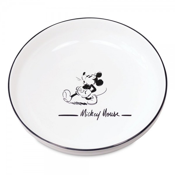 Disneyland Paris Mickey Mouse Comic Black and White pasta plate