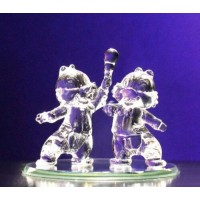 Chip and Dale on Mirror Figurine 30th Anniversary Disneyland Paris by Arribas