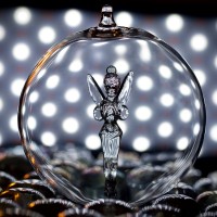 Tinker Bell Christmas bauble, Arribas Glass Collection