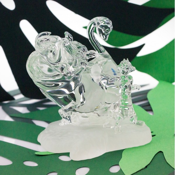 Timon and Pumbaa glass Figure, Arribas Glass Collection Timon and Pumbaa glass Figure, Arribas Glass Collection
