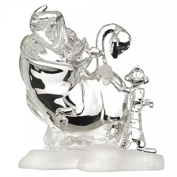 Timon and Pumbaa glass Figure, Arribas Glass Collection