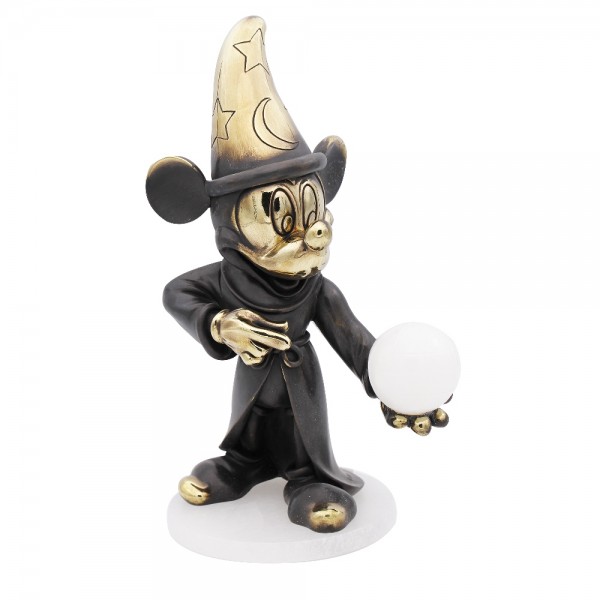 Mickey Mouse Sorcerer's Apprentice by Arribas Bronze Figurine, Fantasia