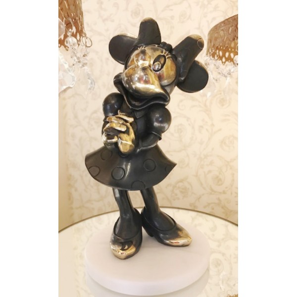 Disney Minnie Mouse Bronze Figurine, By Arribas Collection